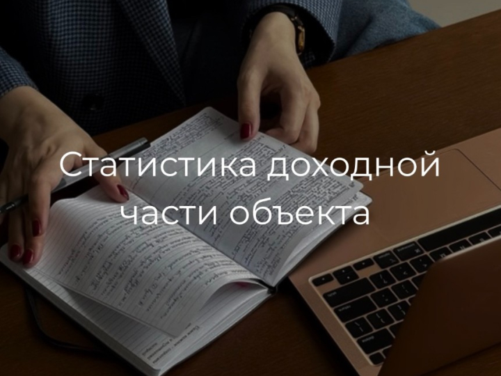 Статистика доходной части (общая по объекту)